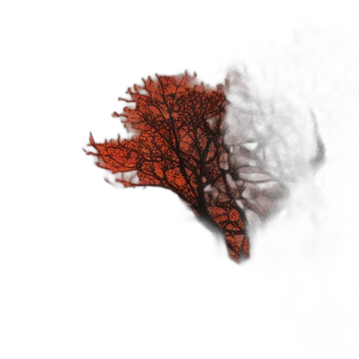 tree, crown, hair, dragon transparent PNG cut-out