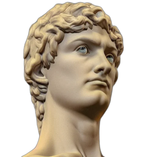 face, crown, sword, mask, vaporwave, photorealistic, 3d render, fantasy art transparent PNG cut-out
