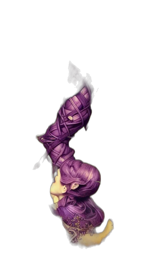 staff, weapon, hair, umbrella transparent PNG cut-out