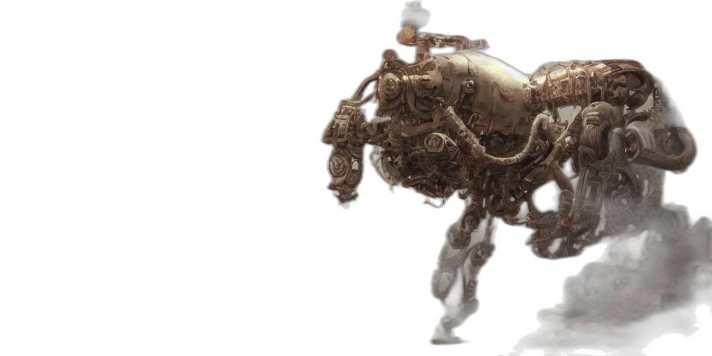 robot, creature, animal, concept art transparent PNG cut-out