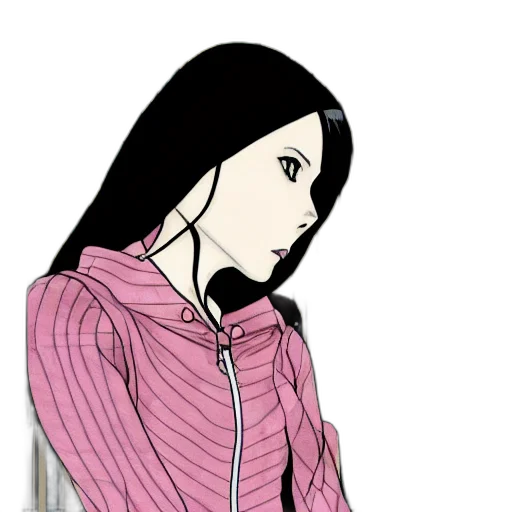 jacket, dress, staff, jewelry, cartoon, anime, comic book art, concept art transparent PNG cut-out