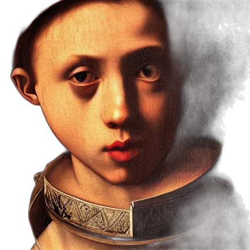 face, mask, staff, photorealistic, oil painting, 3d render, fantasy art, renaissance transparent PNG cut-out