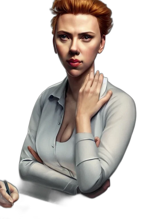 staff, jewelry, face, jacket transparent PNG cut-out