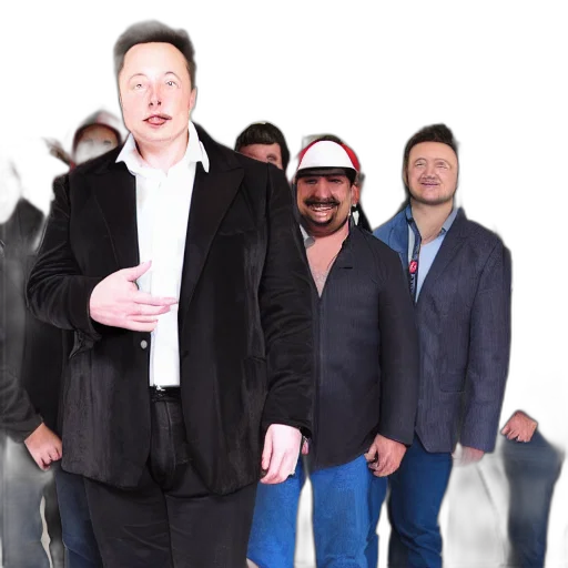 jacket, staff, elon, musk transparent PNG cut-out