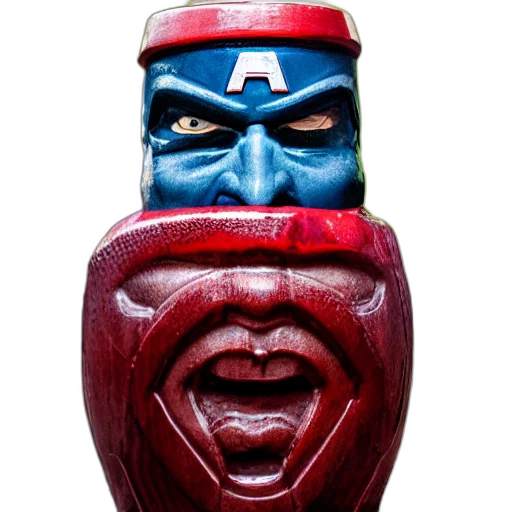mask, bottle, face, crown, 3d render, closeup, photorealistic, photograph transparent PNG cut-out