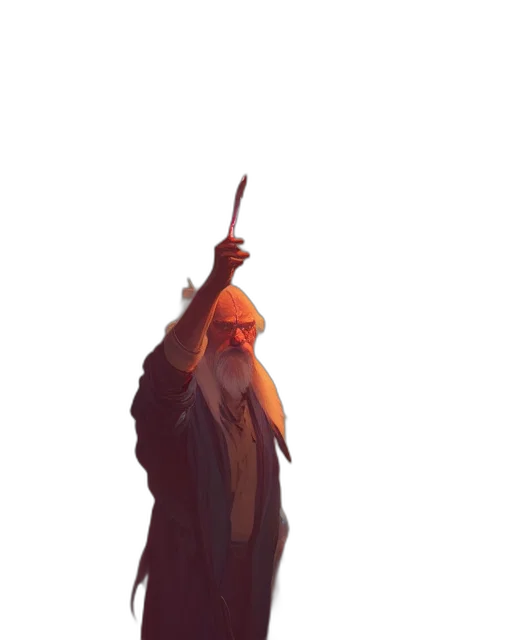 staff, sword, weapon, hat transparent PNG cut-out