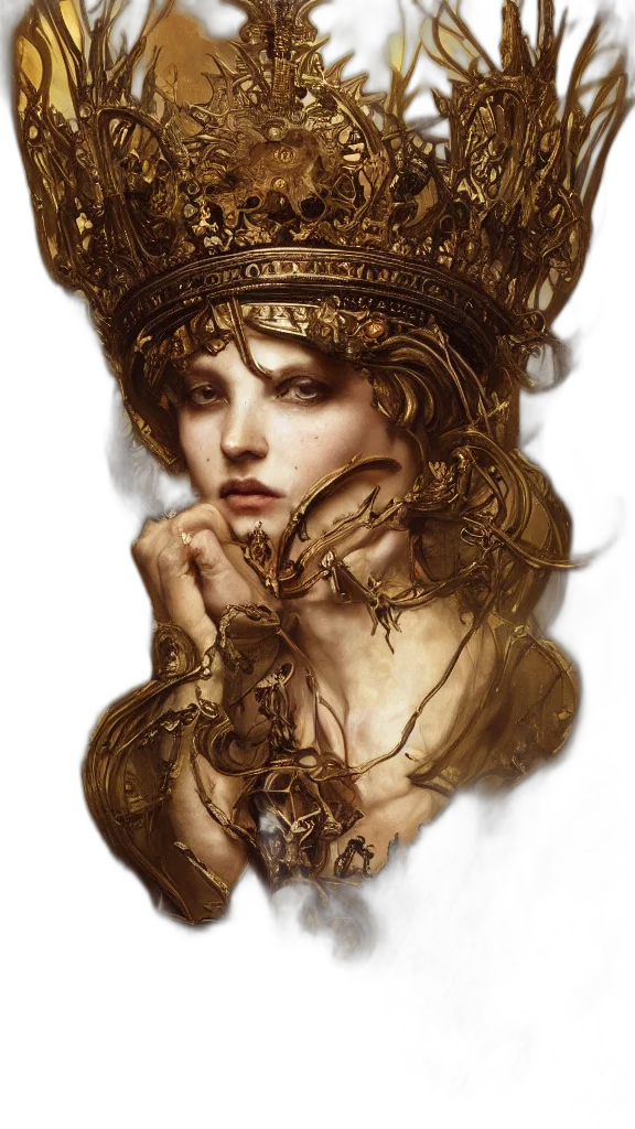 crown, jewelry, face, hat transparent PNG cut-out