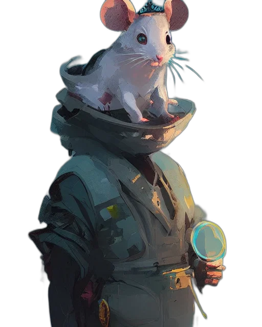 jacket, creature, animal, hat transparent PNG cut-out