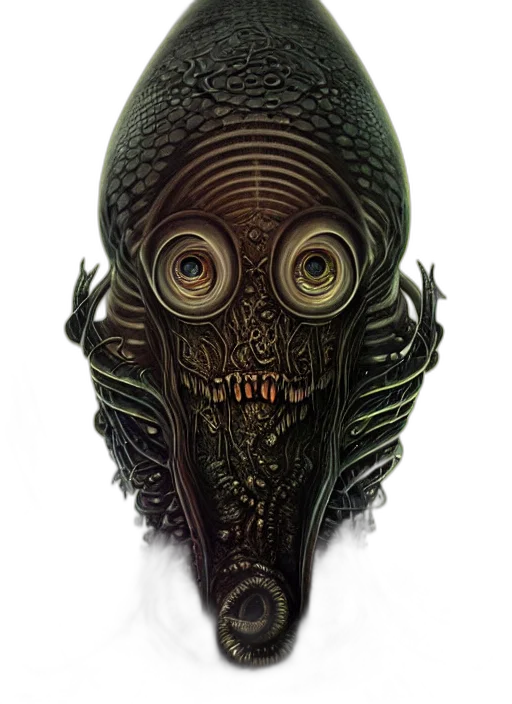 mask, creature, robot, face transparent PNG cut-out