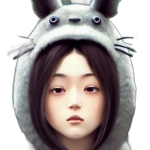 face, mask, creature, animal, photorealistic, concept art, fantasy art, anime transparent PNG cut-out