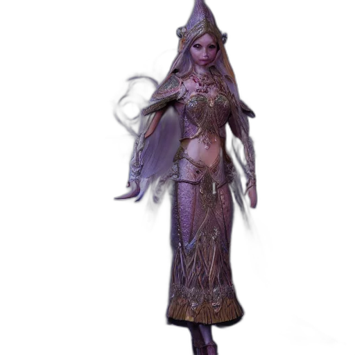 staff, dress, concept art, fantasy art, 3d render, pixel art, dark, elven transparent PNG cut-out
