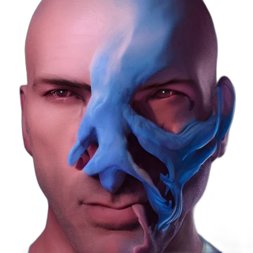 mask, face, creature, robot transparent PNG cut-out