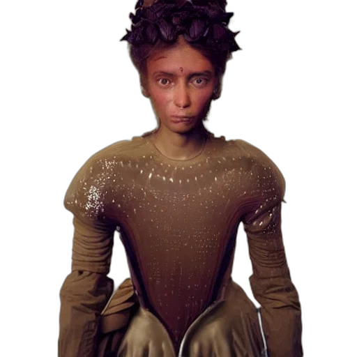 dress, staff, mask, face, photorealistic, concept art, 3d render, fantasy art transparent PNG cut-out