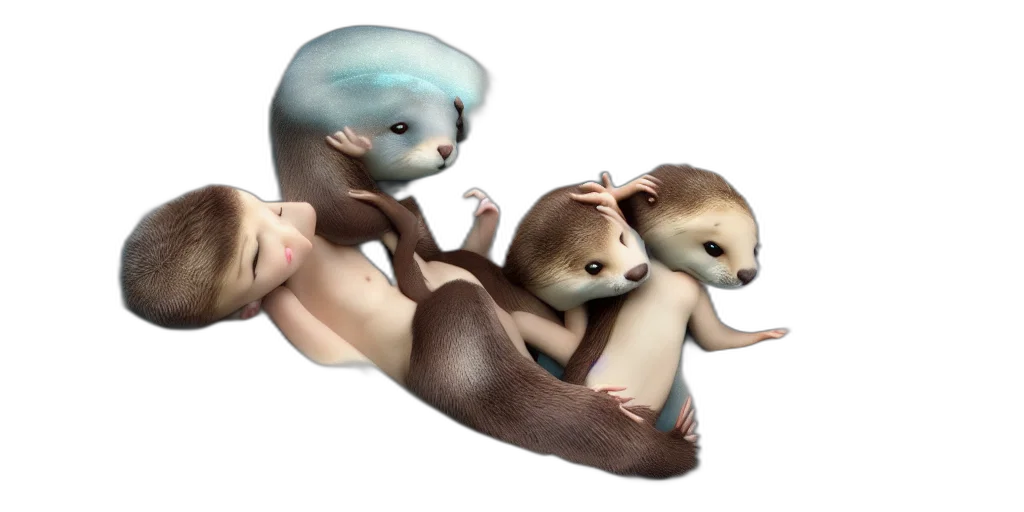 creature, animal, concept art, 3d render transparent PNG cut-out