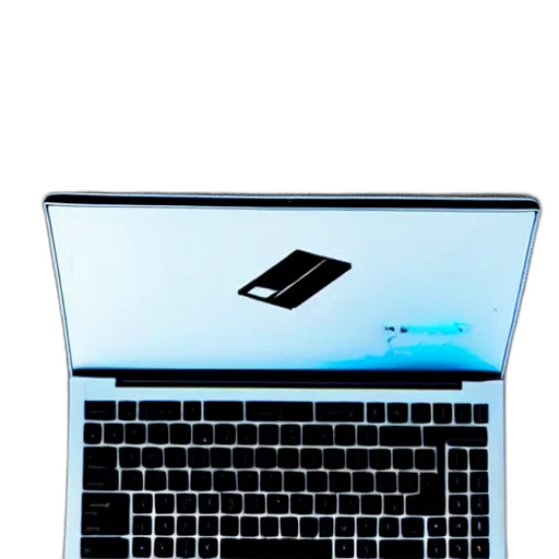staff, robot, weapon, furniture, 3d render, vaporwave, blue, laptop transparent PNG cut-out