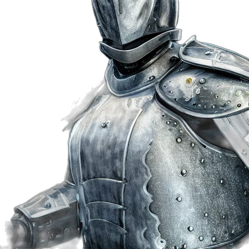 sword, robot, weapon, mask, concept art, 3d render, fantasy art, photorealistic transparent PNG cut-out