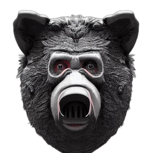 mask, face, animal, creature transparent PNG cut-out