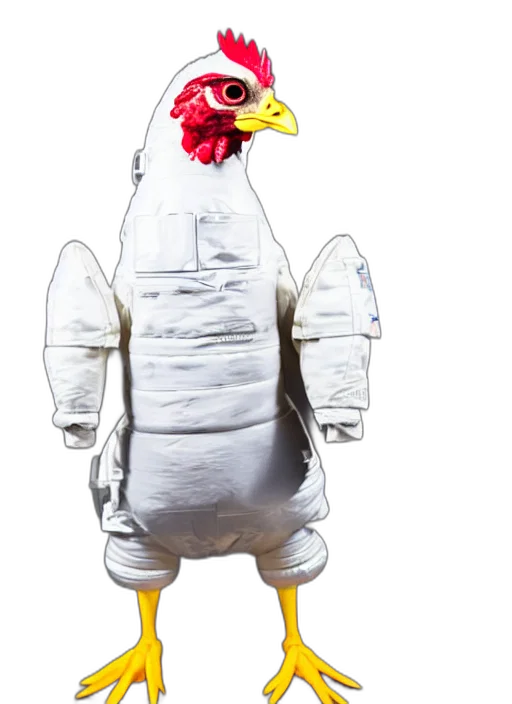 robot, jacket, animal, creature, 3d render, concept art, studio, photo transparent PNG cut-out