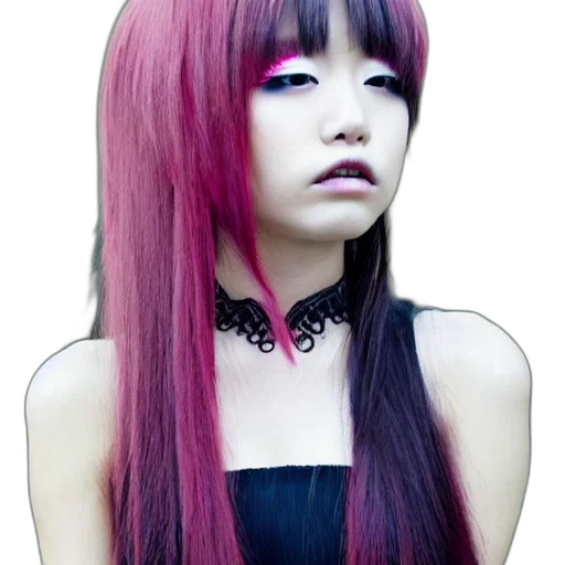 hair, face, jewelry, creature transparent PNG cut-out