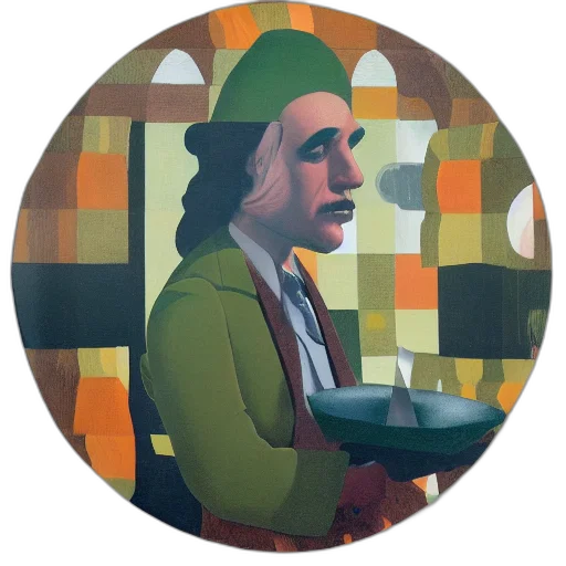 hat, concept art, cartoon, oil painting transparent PNG cut-out