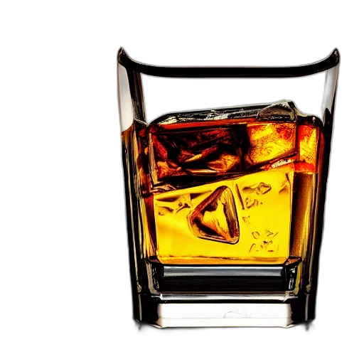 bottle, crown, face, photorealistic, glass, whiskey transparent PNG cut-out