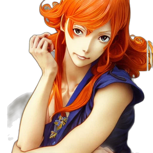 face, fantasy art, anime, photorealistic transparent PNG cut-out