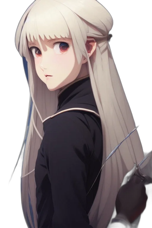 staff, face, sword, crown, anime, pixel art, concept art, fantasy art transparent PNG cut-out