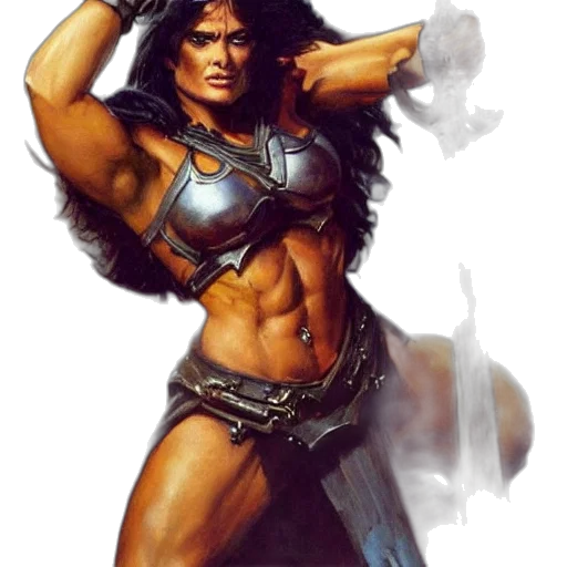 fantasy art, comic book art, concept art, photorealistic transparent PNG cut-out