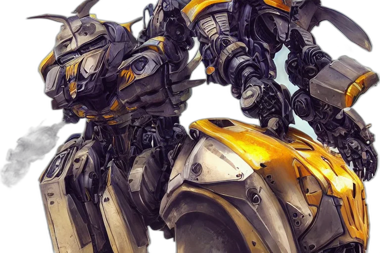 robot, weapon, concept art, fantasy art transparent PNG cut-out