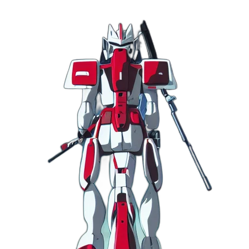 robot, weapon, sword, staff transparent PNG cut-out