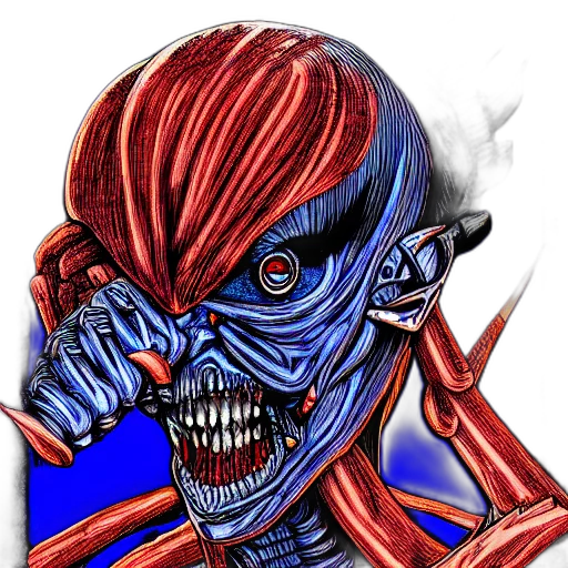 mask, face, creature, concept art transparent PNG cut-out