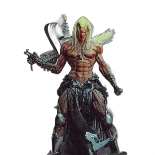 concept art, fantasy art, comic book art, 3d render transparent PNG cut-out