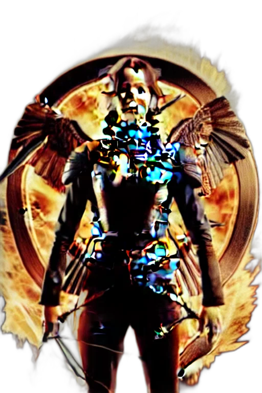 robot, staff, mask, jewelry, concept art, comic book art, cyberpunk, fantasy art transparent PNG cut-out