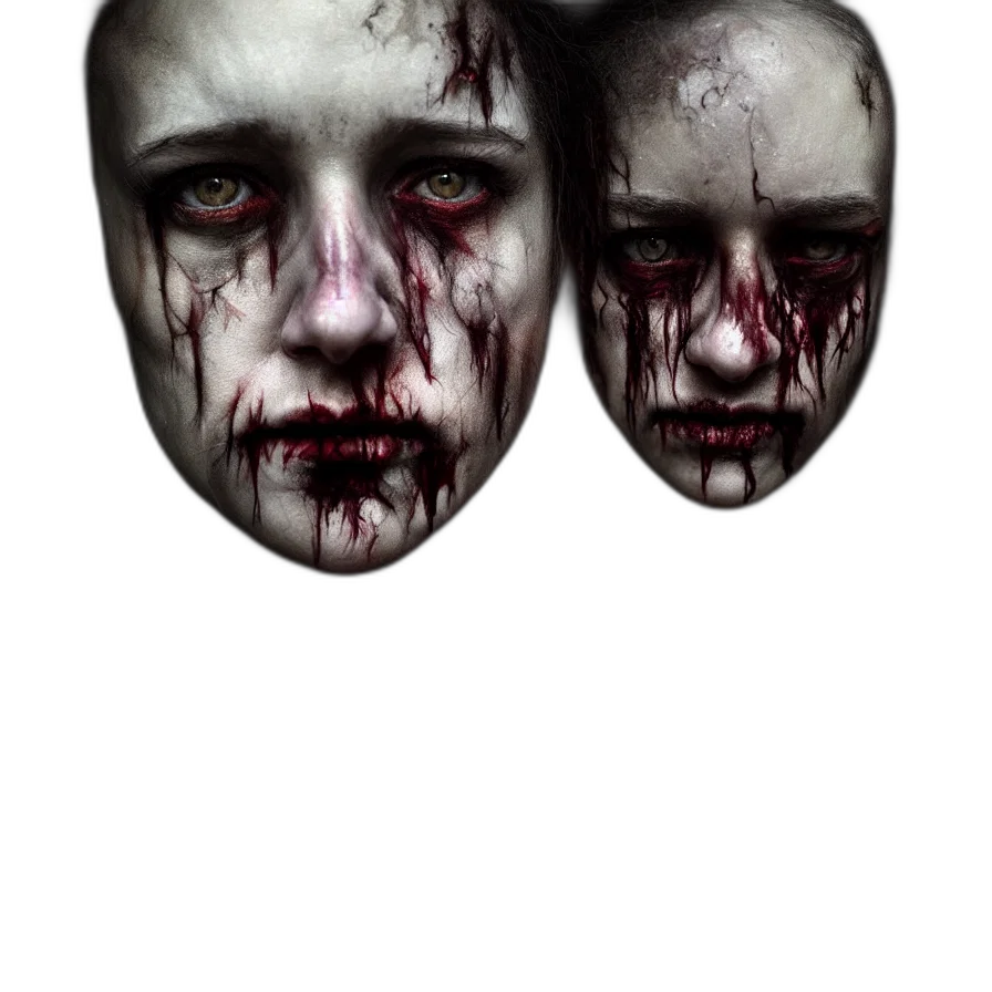 mask, face, jewelry, photorealistic, 3d render, concept art, comic book art, dark transparent PNG cut-out