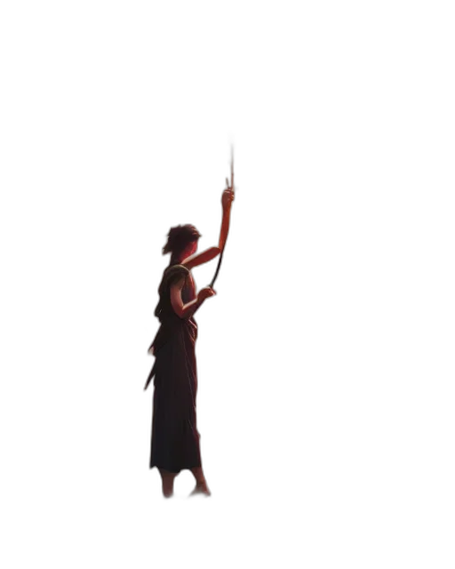 staff, sword, weapon, umbrella, concept art, pixel art, fantasy art, 3d render transparent PNG cut-out
