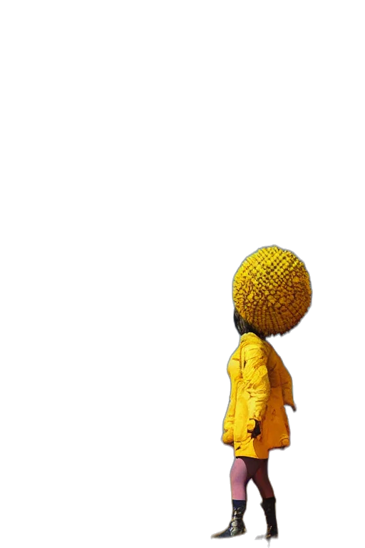 hat, staff, robot, umbrella, 3d render, pixel art, concept art, photorealistic transparent PNG cut-out