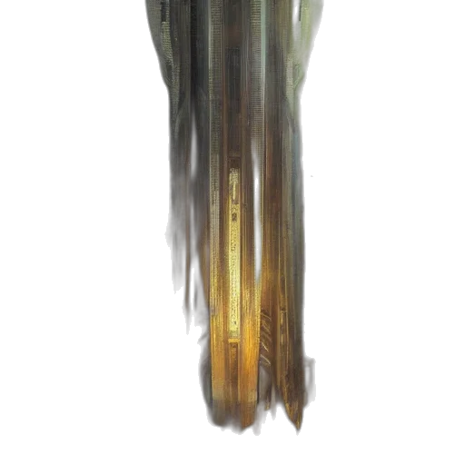 staff, sword, hair, crown transparent PNG cut-out