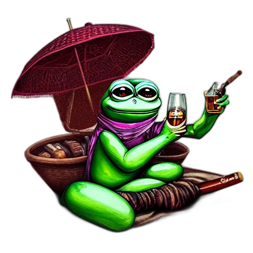 umbrella, food, staff, creature transparent PNG cut-out