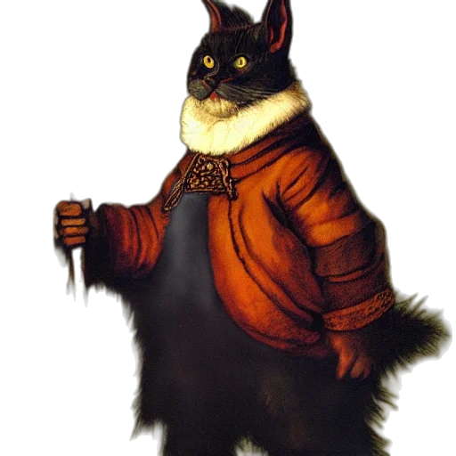 staff, jacket, animal, creature transparent PNG cut-out
