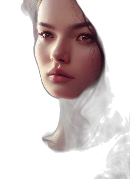 face, mask, robot, creature transparent PNG cut-out