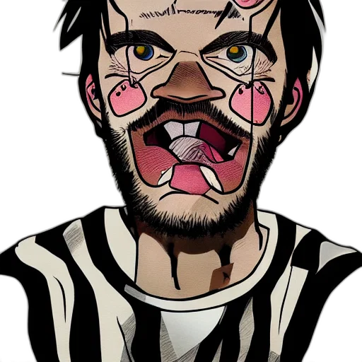 face, mask, creature, animal, cartoon, anime, comic book art, concept art transparent PNG cut-out