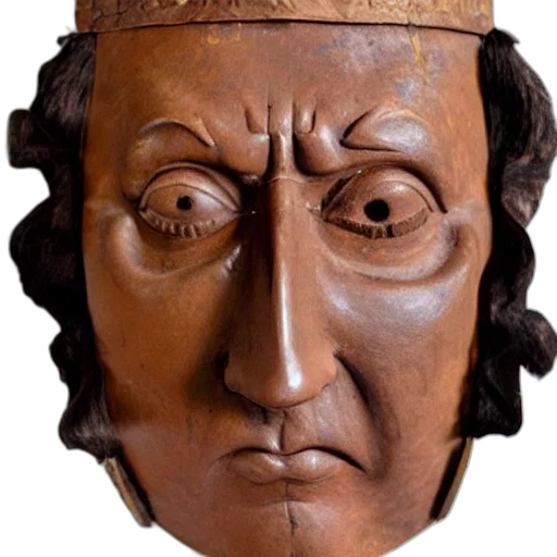 mask, face, crown, staff transparent PNG cut-out