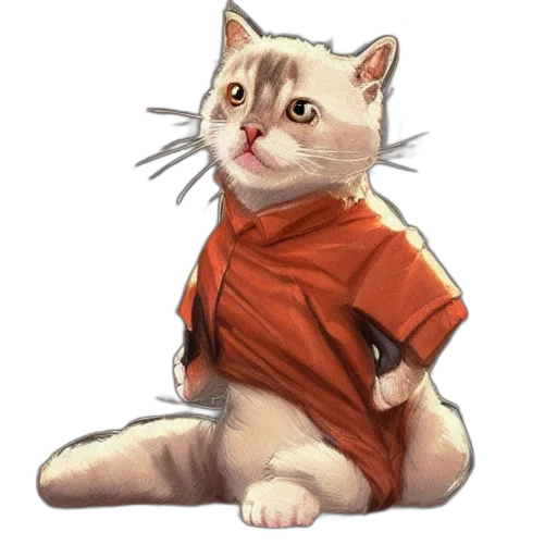 animal, staff, concept art, photorealistic transparent PNG cut-out