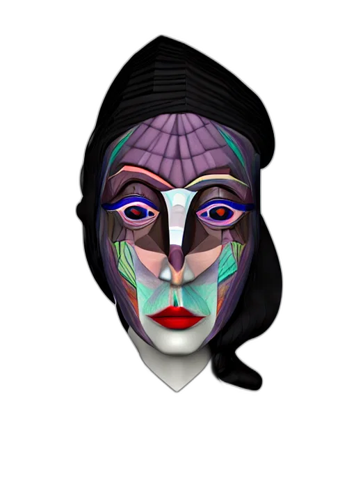 mask, face, creature, jewelry transparent PNG cut-out