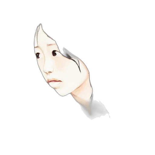 face, mask, robot, creature transparent PNG cut-out
