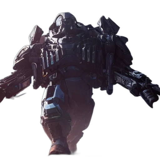 robot, weapon, creature, animal, concept art, 3d render, fantasy art, photorealistic transparent PNG cut-out