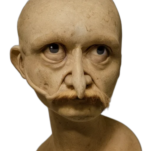 mask, face, staff, creature transparent PNG cut-out