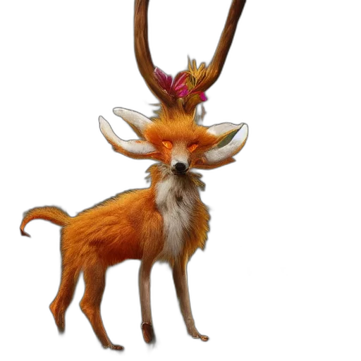 crown, animal, creature, staff transparent PNG cut-out