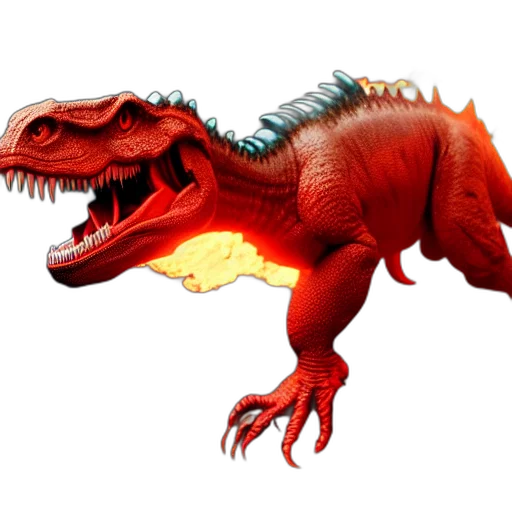 dragon, animal, creature, concept art, 3d render, photorealistic, fantasy art, red transparent PNG cut-out