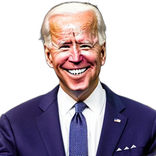 face, creature, mask, animal, photorealistic, joe, biden, cute transparent PNG cut-out